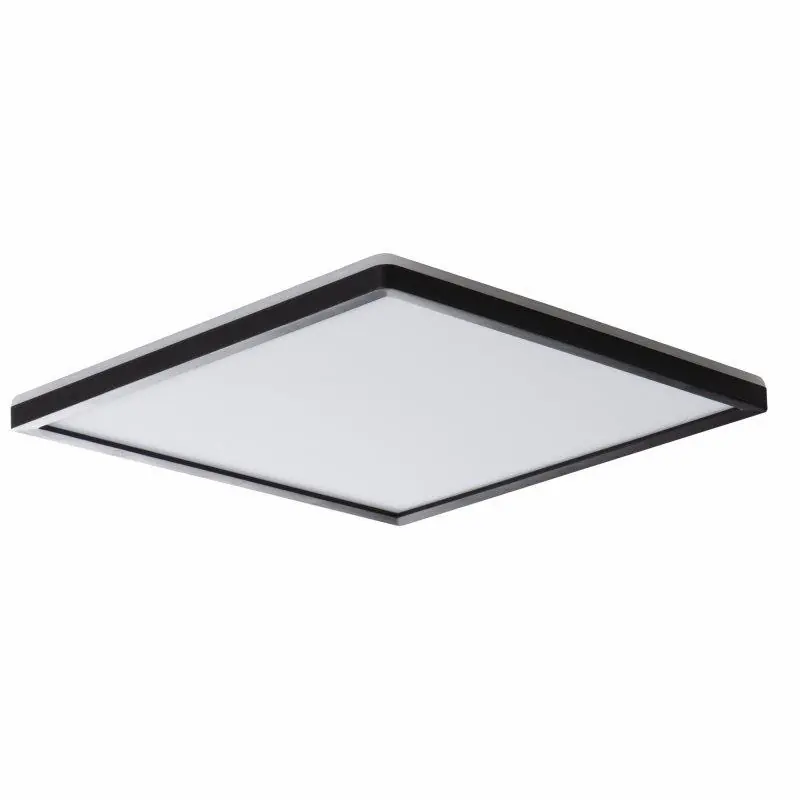 Kanlux AZPO LED 22W-NW-L-B Plafoniera LED 4000K neutralna biała czarny kwadratowy tworzywo sztuczne sufitowa wewnętrzna i zewnętrzna 22W 220-240 AC I | Promocja