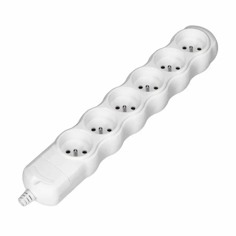 Orno Rozgałęźnik 6x2P+Z, biały - Outlet