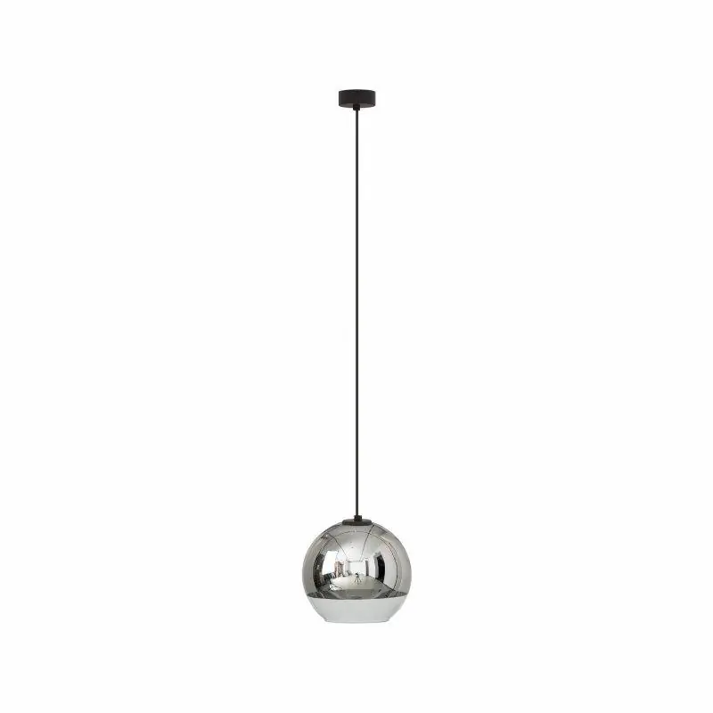 Nowodvorski lampa wisząca GLOBE PLUS S E27 x 1 Szkło metalizowane Stal lakierowana Chrom 220-230 V MAX 60W - Zostało niewiele