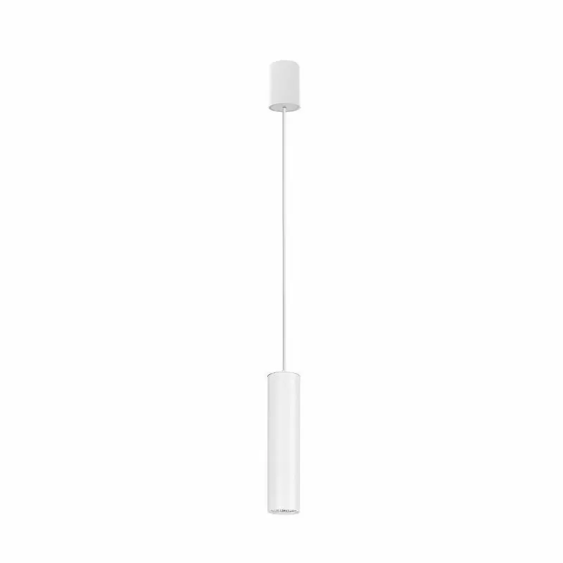 Prosto z fabryki | Nowodvorski lampa wisząca EYE M GU10 x 1 Stal lakierowana Biały ~220-230 V MAX 1x10W only LED