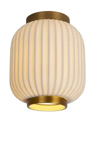 Bardzo popularny produkt - Plafon Lucide Gosse 13135/01/31 Biały 1xE27 Szer.19.5cm