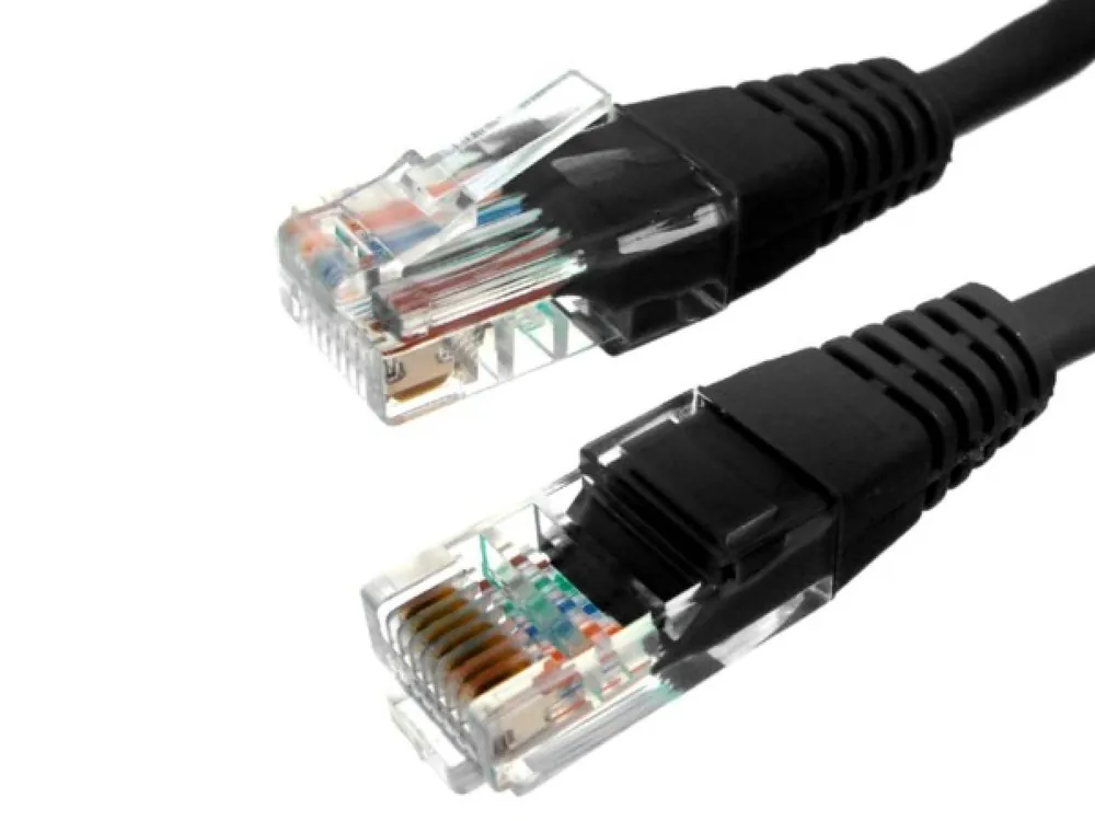 Dobra cena - Kabel patchcord UTP5 15m czarny